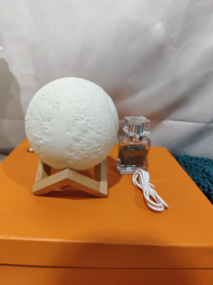 Lunar Humidifier Night Light Bedroom Household Aromatherapy Moisturizing Spray Dormitory Bedside Mute Creative Gift